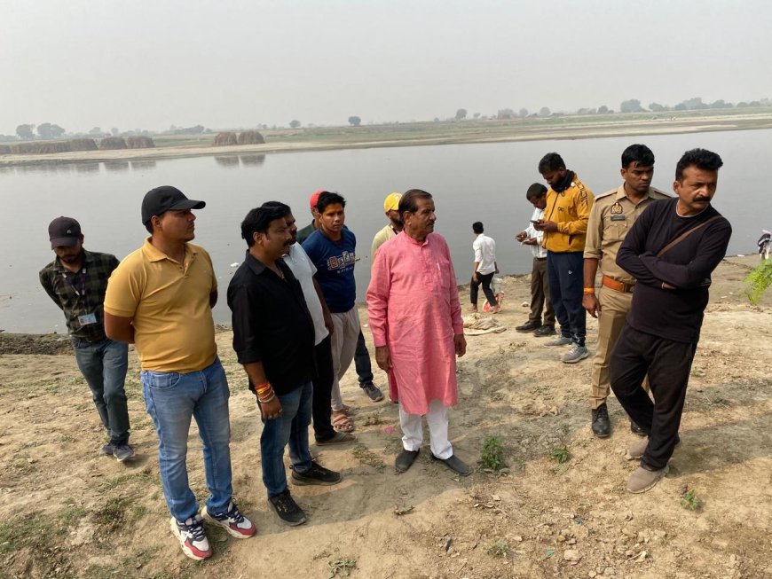 विधायक खंडेलवाल ने घाटों का निरीक्षण कर छठ पूजा की व्यवस्थाओं को परखा