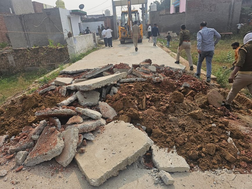 एडीए के महाबली का दो अवैध कॉलोनियों पर बरपा क़हर, कर दिया सब कुछ तहस-नहस