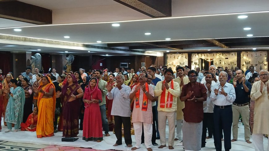 वनवास प्रसंग सुन द्रवित हो उठा श्रद्धालुओं का कंठ, कथा व्यास बोले राम के धैर्य ने ही उन्हें मर्यादा पुरुषोत्तम बनाया