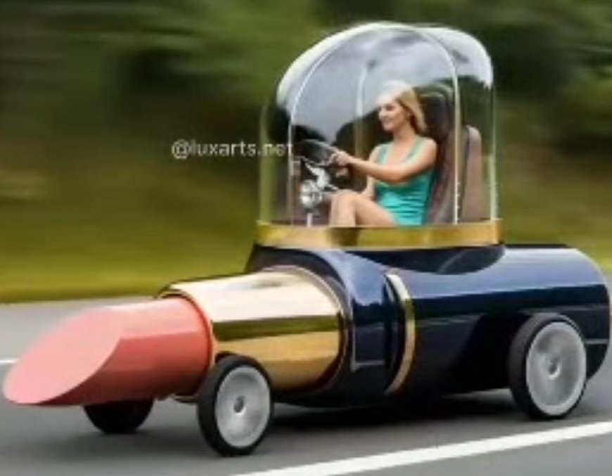 PHOTO SLIDE : किसी में लगी लिपिस्टिक, कोई परफ्यूम के आकार की, आगरा में आपके इर्द—गिर्द ये अजीब कारें दिखें तो चौंकिएगा मत!