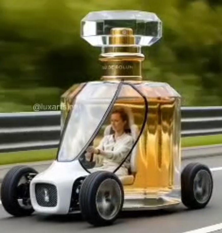 PHOTO SLIDE : किसी में लगी लिपिस्टिक, कोई परफ्यूम के आकार की, आगरा में आपके इर्द—गिर्द ये अजीब कारें दिखें तो चौंकिएगा मत!