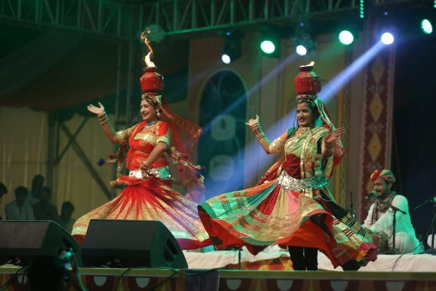 ब्रज रज उत्सव में राजस्थानी कलाकारों ने बिखेरी स्वागत-सत्कार और वीर भूमि की संस्कृति की महक