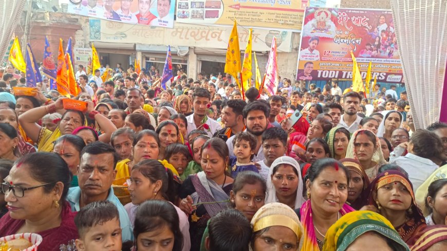 श्याम बाबा के दर्शन को उमड़ा आस्था का रेला