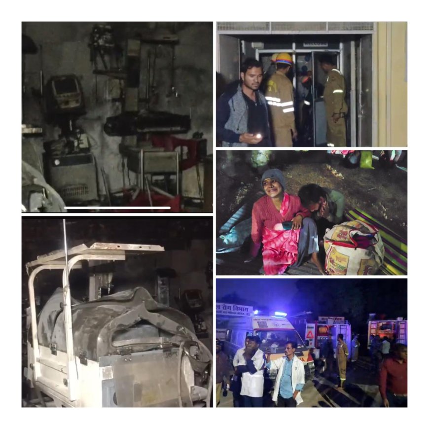 झांसी के मेडिकल कालज में आग लगने से दस नवजात शिशुओं की दर्दनाक मौत, 37 शिशु बचा लिए गए