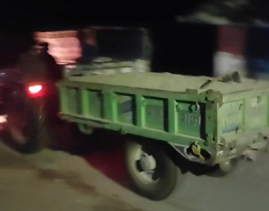 पुलिस ने मिट्टी खनन पर छापा मारा और गांव में झगड़ा हो गया, छह घायल