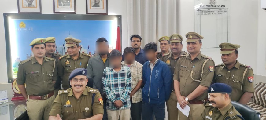 लाखों के माल समेत चार शातिर टप्पेबाज़ पुलिस की गिरफ्त में