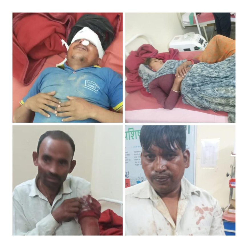 ख्याली की मढैया में चल गए लाठी-डंडे और कुल्हाड़ी, 12 घायल   