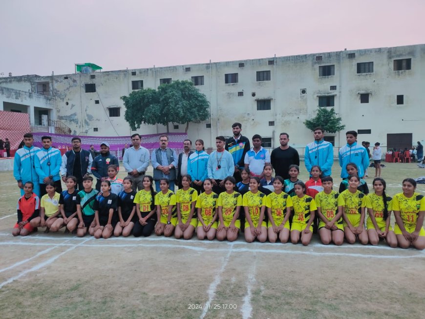 गर्ल्स कबड्डी प्रतियोगिता में एसजी स्कूल ने बाज़ी मारी 