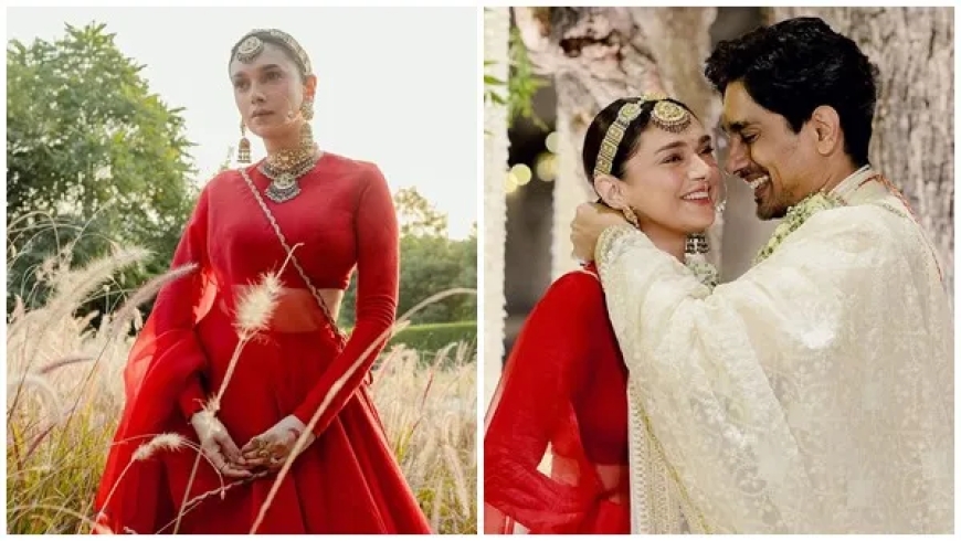 अदिति राव हैदरी ने सिद्धार्थ संग की दूसरी शादी