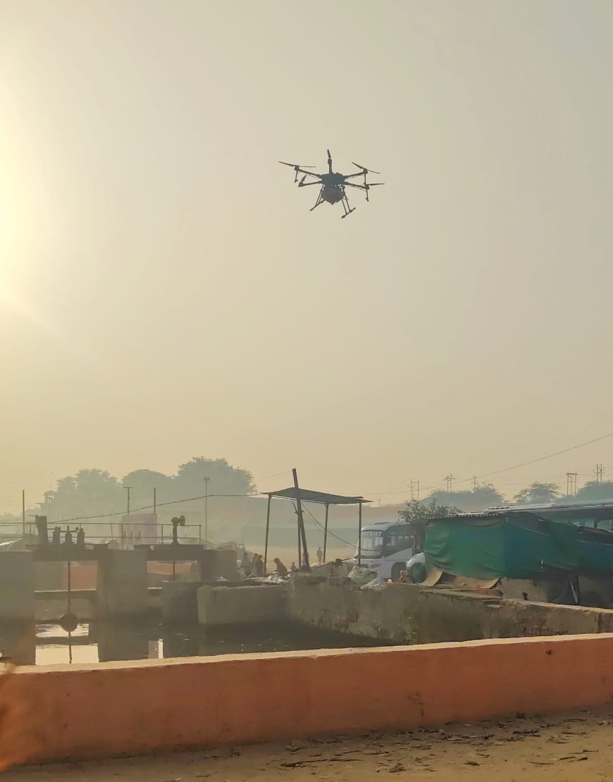 अब ड्रोन से लार्वा के छिड़काव की तैयारी, नगर निगम ने शुरू कराया ट्रायल