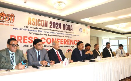 एसीकॉन: आगरा में 10 से 14 दिसंबर तक होगा देश-दुनिया के आठ हजार सर्जन्स का महाकुम्भ