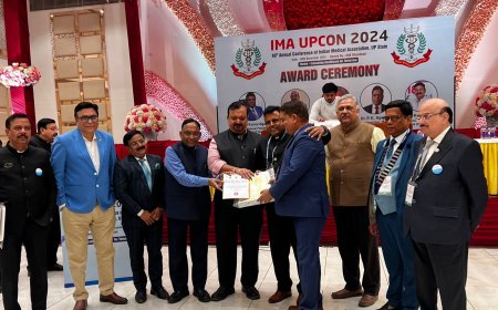 आईएमए के अधिवेशन में डॉ. अलोक मित्तल को बेस्ट वाईस प्रेसिडेंट का ख़िताब, आगरा आईएमए को चार पुरस्कार