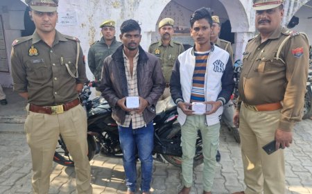 फिरोजाबाद के निकले दोनों चेन स्नेचर, तीन वारदातें कबूलीं