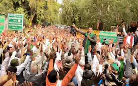 किसानों का दिल्ली कूच, नोएडा में पुलिस ने रोक दिया