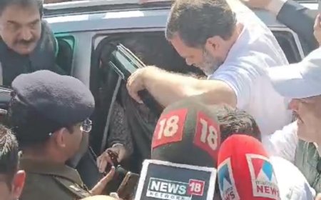 संभल के लिए निकले राहुल-प्रियंका को पुलिस ने यूपी में घुसने भी नहीं दिया, गाजीपुर बॊर्डर से लौटा दिया   