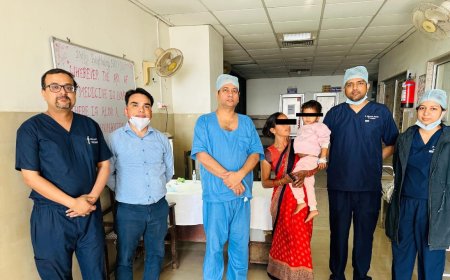 एसएन में दुर्लभ सर्जरी से बच्ची को मिला सामान्य जीवन
