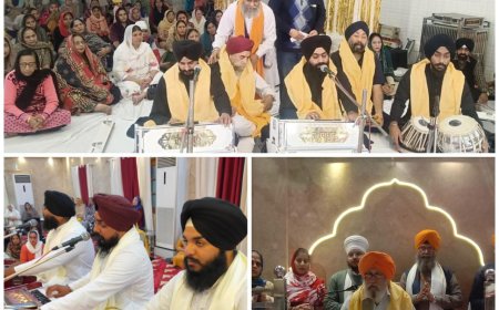 शहर भर के गुरुद्वारों में गुरु तेग बहादुर साहिब का शहादत दिवस श्रद्धा के साथ मना