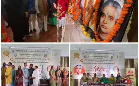 60वां निनाद महोत्सवः पखावज, गायन और सितार–गिटार की युगलबंदी से गूंजा सभागार