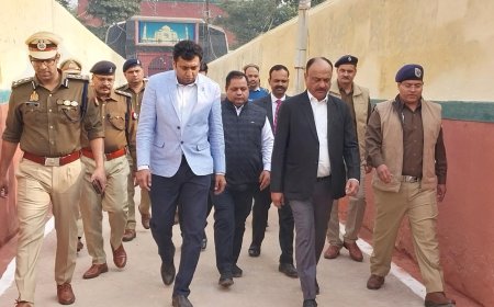 जिला जज और डीएम को दोनों जेलों में सब ठीक मिला   