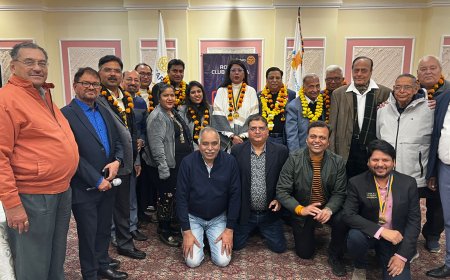 रोटरी क्लब ऒफ आगरा के 2026-27 के अध्यक्ष बने अनिल शर्मा   