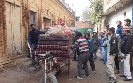 ढाई सौ साल पुराना श्री गंगा महारानी मंदिर वाहिद से खाली कराया गया   