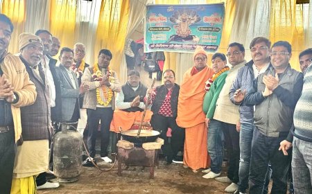 श्री गिरिराज जी सेवा मंडल परिवार ने किया भट्ठी पूजन, छप्पन भोग 29 और 30 को   