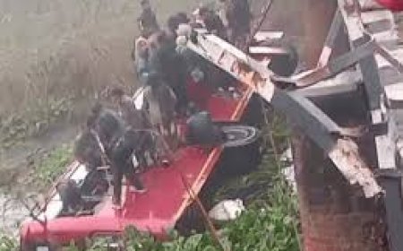 बठिंडा में बस नाले में गिरी, आठ लोगों की मौत