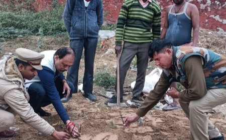 पुलिस की नजर पड़ते ही गो मांस छोड़ भागा युवक   