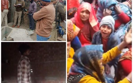 बाह के बिजौली में नव विवाहित दंपति के शव घर में मिले