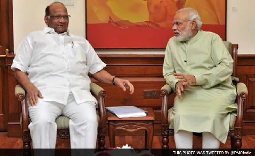 शरद पवार ने की पीएम मोदी से मुलाकात पर राजनीति पर बात नहीं