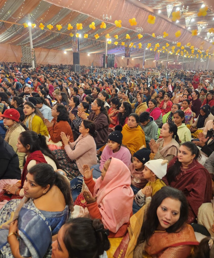 भजन संध्या संग खाटूधाम की निशान यात्रा का समापन   