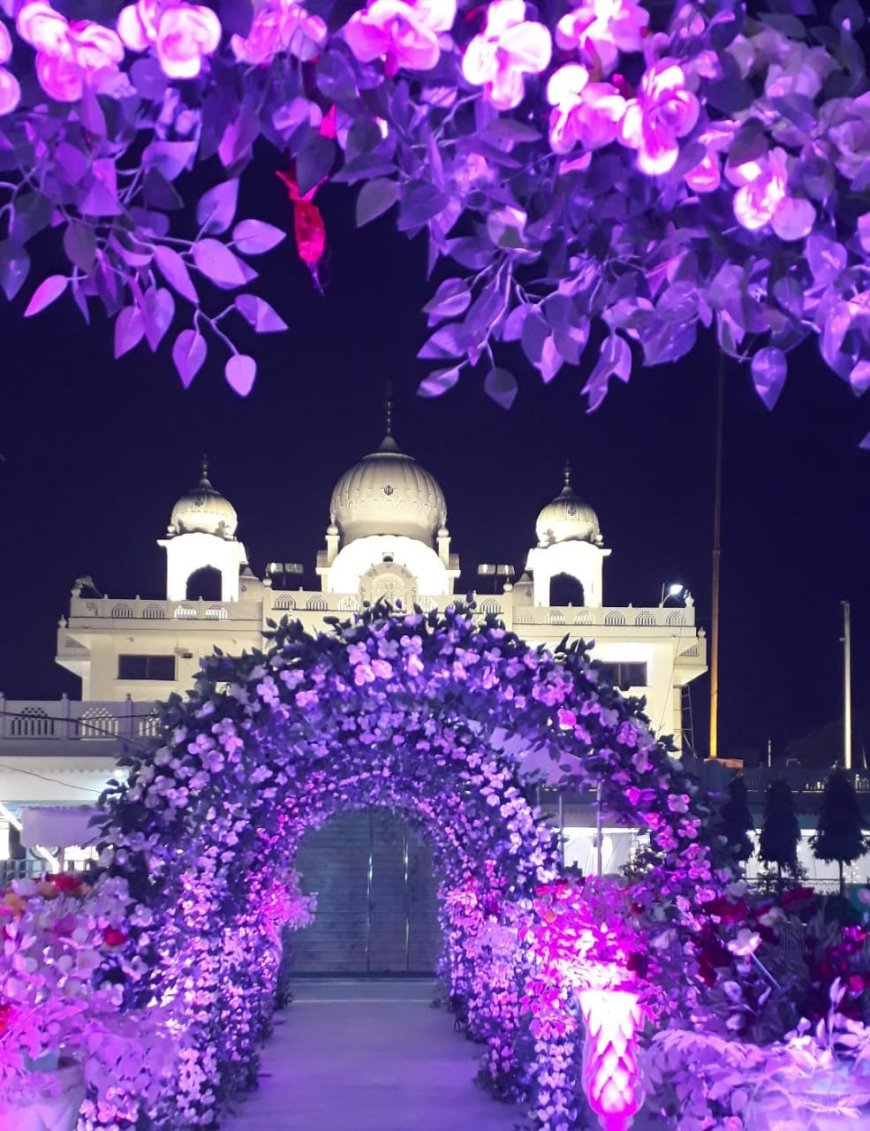 नव वर्ष पर गुरुद्वारा गुरु का बाग में अलौकिक कीर्तन दरबार