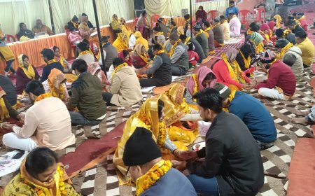 नव वर्ष पर गायत्री यज्ञ, 51 दम्पतियों ने दी आहुति    