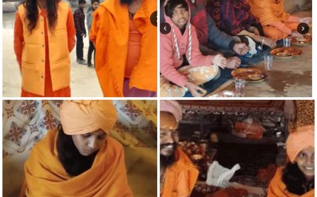 भगवा चोले में छह दिन ही गौरी गिरि महारानी रह पाई आगरा की राखी