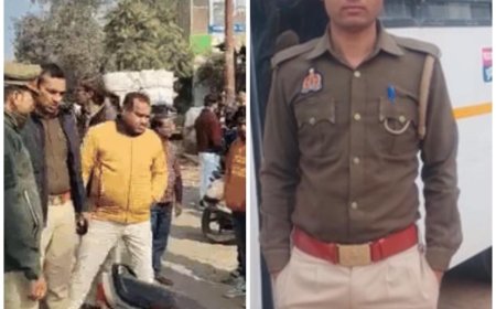 सिपाही की मौत देख लोगों की चीख निकल गई, चाइनीज मांझे से गर्दन कटी