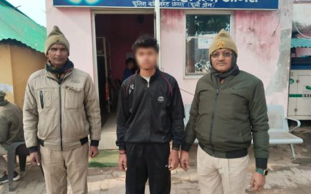 नाबालिग छात्रा से छेड़छाड़, पुलिस ने एक दबोचा