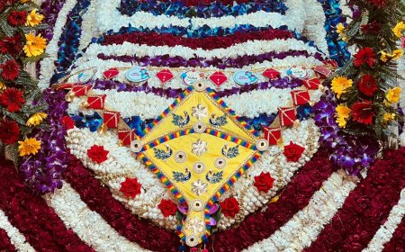 रंग-बिरंगी पतंगों से सजा श्याम बाबा का दरबार