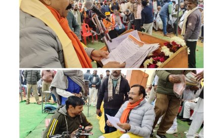 सांसद चाहर के तेवर देख ग्रामीण खुश, अधिकारी मायूस, कचौरा की जन चौपाल में उमड़ी ग्रामीणों की भीड़