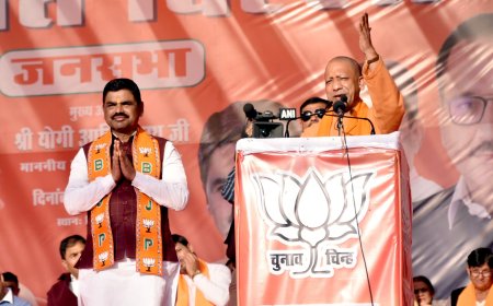 दिल्ली की दुर्गति करने का सबसे बड़ा अपराधी अरविंद केजरीवाल नाम का जीव हैः योगी