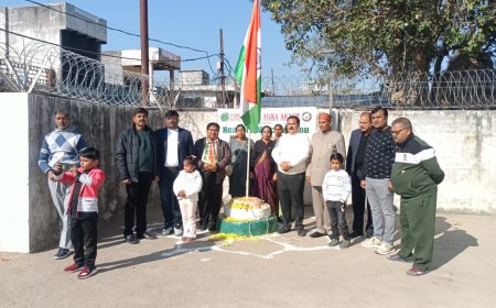 लॉयंस क्लब आकाश ने नन्हें बच्चों के साथ मनाया गणतंत्र दिवस