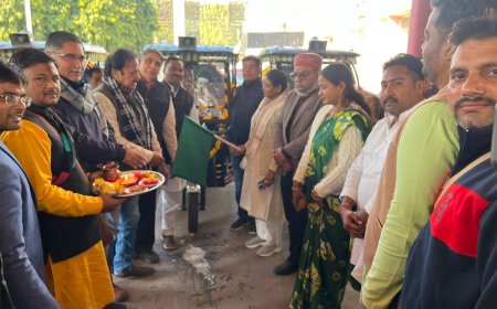 डोर टू डोर कूड़ा कलेक्शन में ई-रिक्शा भी उतारे गए