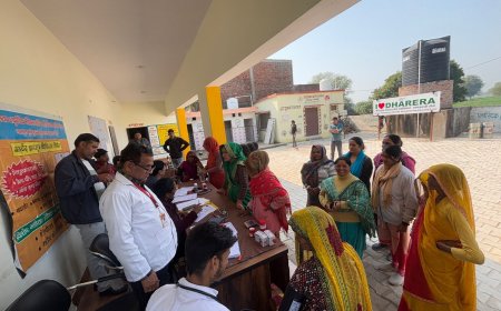 नेमिनाथ हॊस्पिटल के चिकित्सा शिविर में 75 रोगियों का उपचार