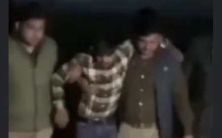 जगदीशपुरा पुलिस ने दो लुटेरे पकड़े, एक को लगी गोली