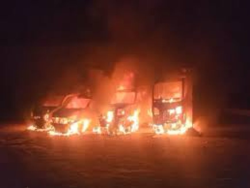 महाराष्ट्र के जलगांव दो गुटों में पथराव, आगजनी, कर्फ्यू लागू