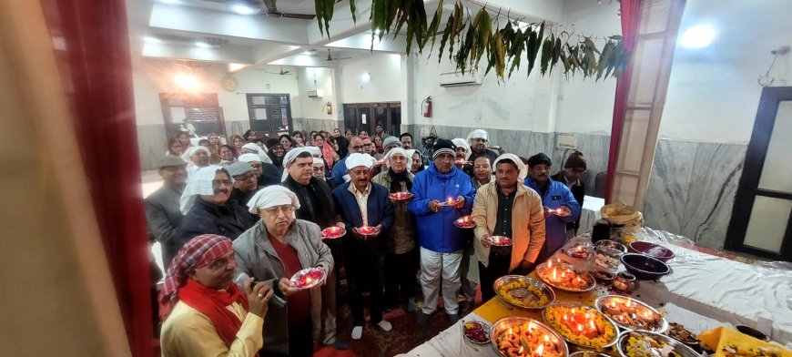 51 ज्योतियों और गीत-संगीत से किया नये साल का स्वागत