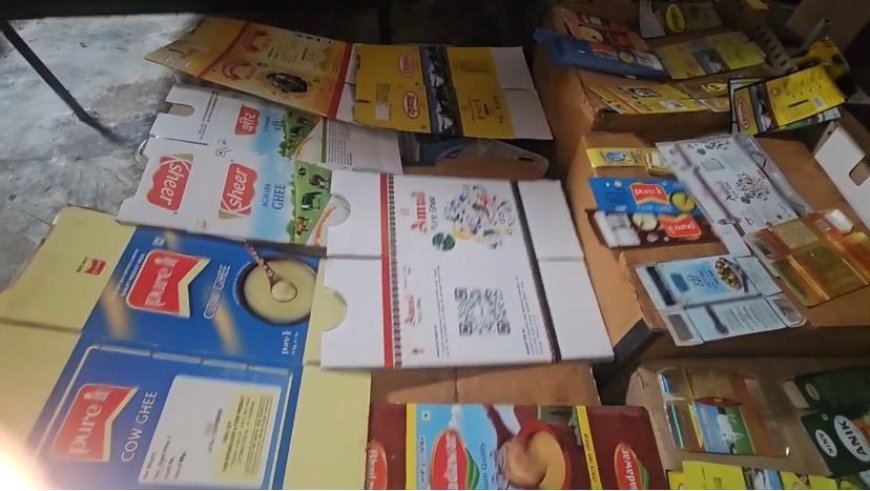 नकली देशी घी बनाने वाली फैक्ट्री का भंडाफोड़, पांच लोग हिरासत में 