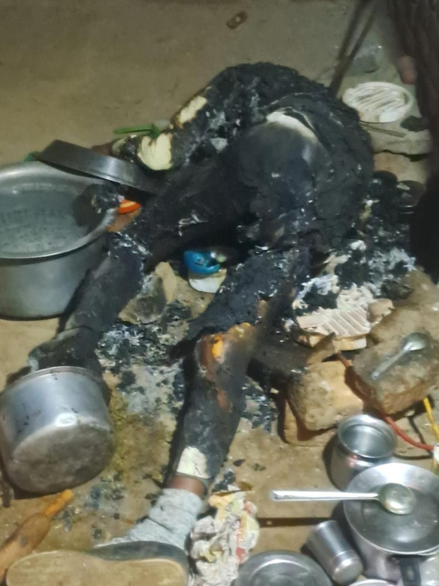 हीटर जलाकर सो रहे वृद्ध किसान की मौत