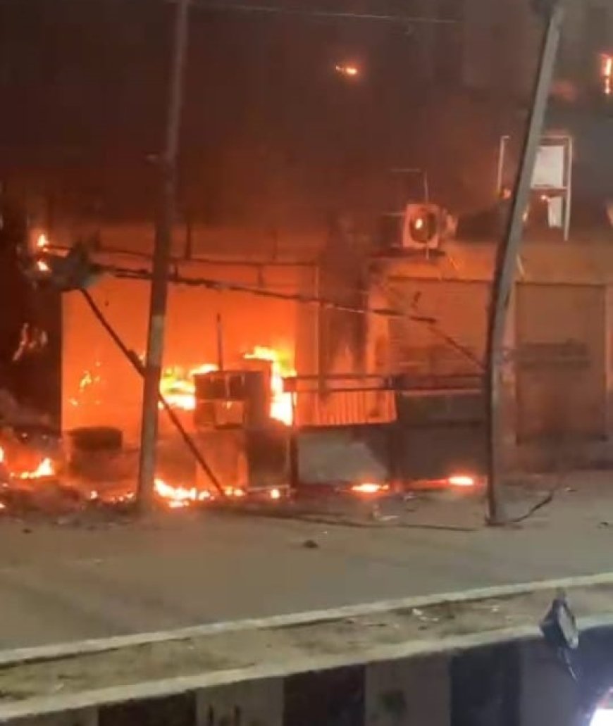 फतेहाबाद के बीकानेर स्वीट हाउस में भीषण आग, सब कुछ राख   