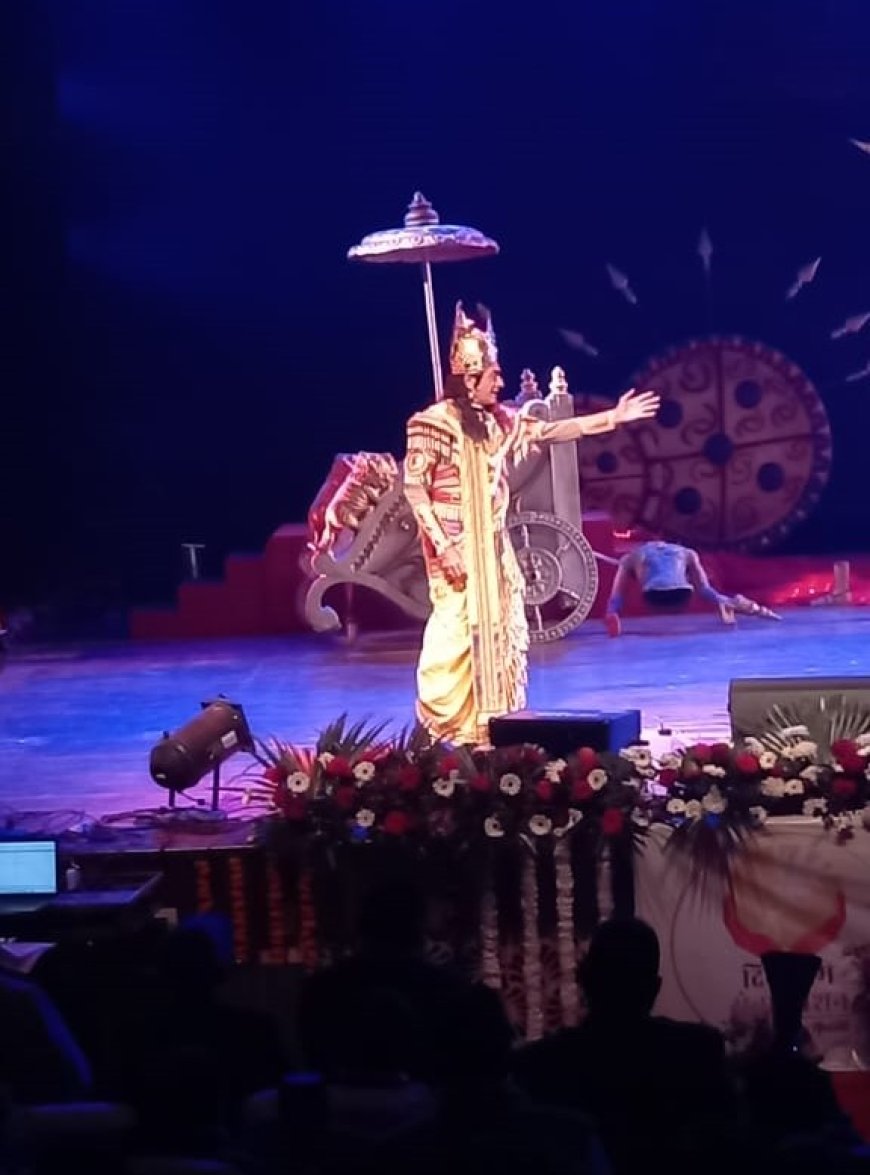 चक्रव्यूह में जीवंत हुई योगेश्वर श्रीकृष्ण की छवि