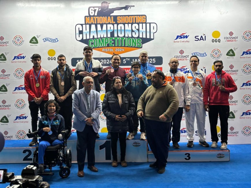 आगरा के डा अरुण तिवारी ने नेशनल शूटिंग में फिर जीता गोल्ड